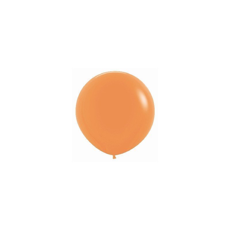 Globos Color Naranja Neón R24 de 60cm aprox. (10 UD)