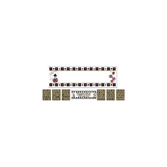 Banderin Casino de 165 x 50,8 cm Personalizable