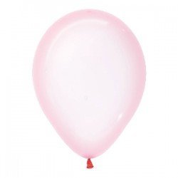 Globos Látex R5 Color Rosa Cristal de 13cm aprox (100 ud)