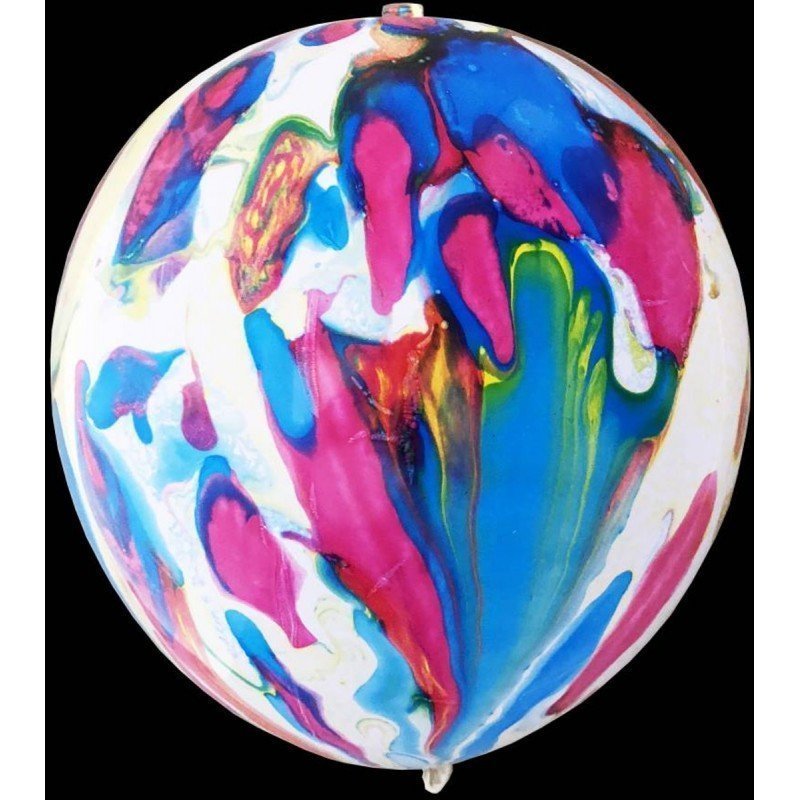 Globos Látex Marble con luz Led (4)