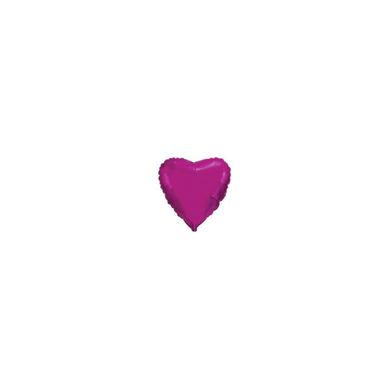 Globo Corazón Fucsia de 78cm últra 32"