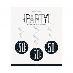 Decoracion Colgantes espirales 50 Black (6)