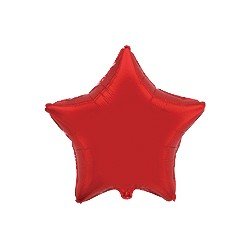 Globo Estrella Rojo de 78cm Ultra 32"