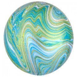 Globo Orbz Marblez Verde de 40cm