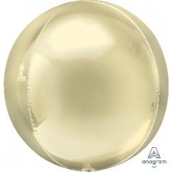Globo Orbz Amarillo pastel de 40cm