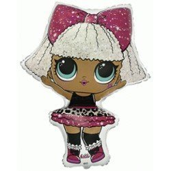 Globo LOL SURPRISE DIVA forma de 85 cm x 64 cm aprox