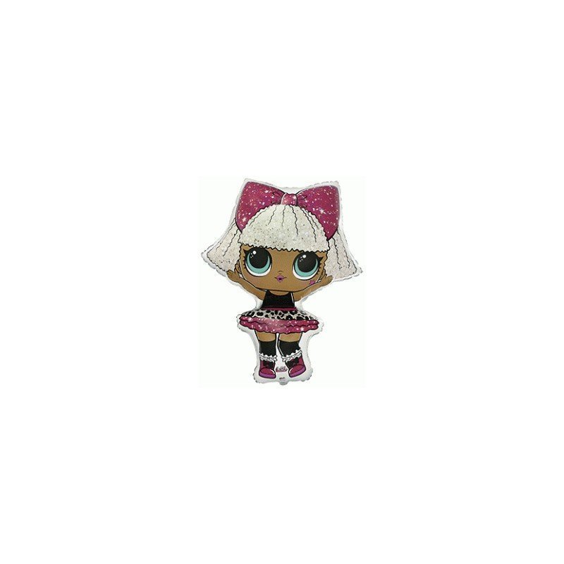 Globo LOL SURPRISE DIVA forma de 85 cm x 64 cm aprox