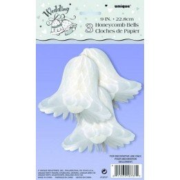 Articulo Campanillas Blancas de 23 cm (3) de Unique