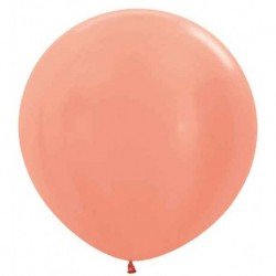 Globos Color Rosa Oro metalizado R24 de 60cm aprox. (10 UD)