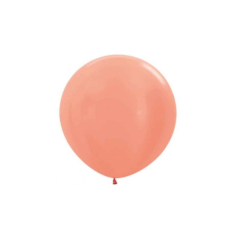Globos Color Rosa Oro metalizado R24 de 60cm aprox. (10 UD)
