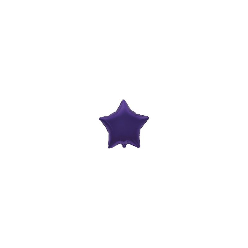 Globo Estrella Morado de 45cm estándar 18"
