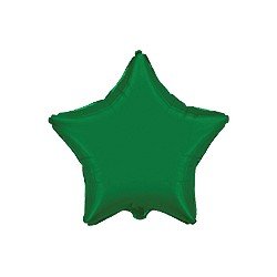 Globo Estrella Verde de 45cm estándar 18"