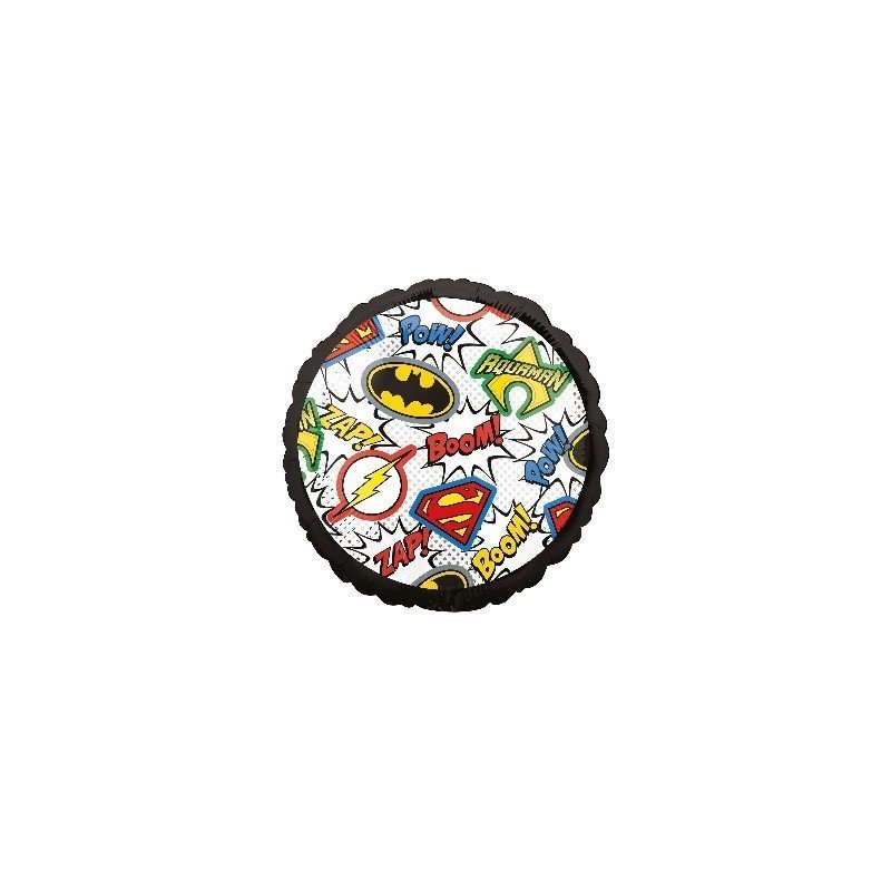 GLOBO DE LA LIGA DE LA JUSTICIA COMIC DE 45CM APROX