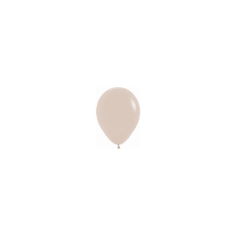 Globos Látex R12 Arena Sólido de 30cm aprox (50 ud)