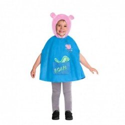 Disfraz Peppa Pig, GEORGE CAPA Talla 4-6 años