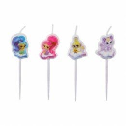Articulo Velas Shimmer & Shine (4) de Amscan