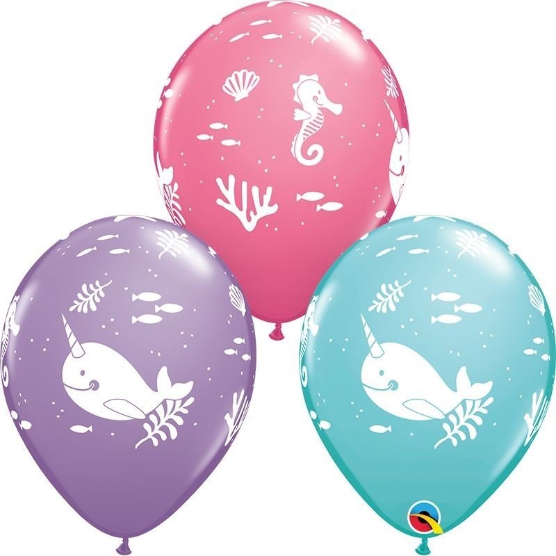 Globos Diversión baja el Mar 11" (6und)