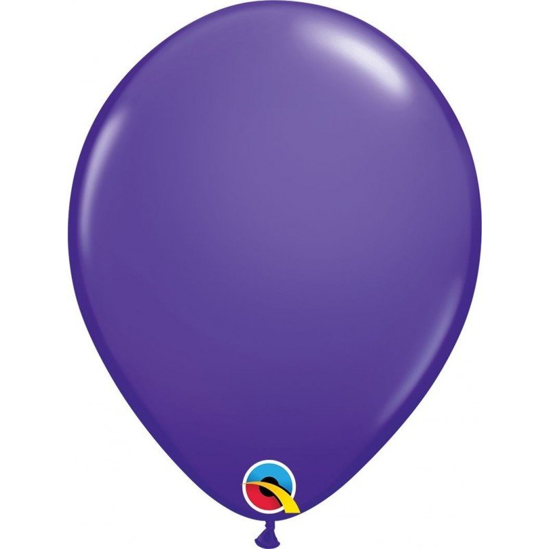 Globos Morado Purple violet de 27,9cm aprox. (6 ud.)