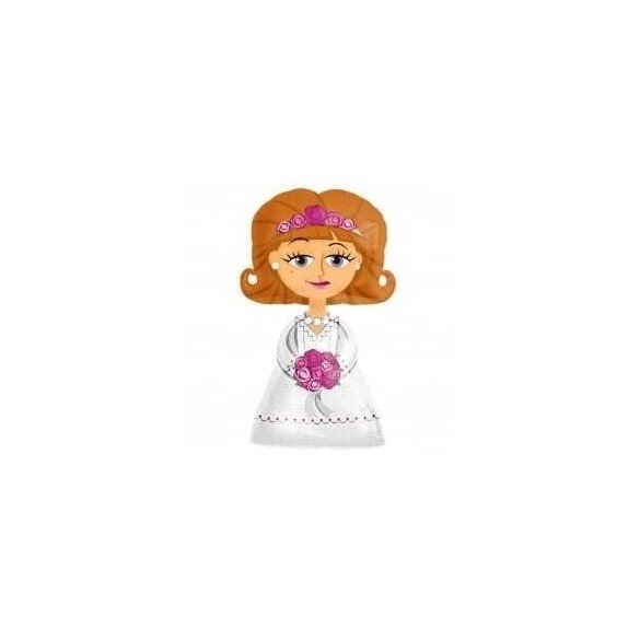 Globo Foil Andador Boda Forma Novia (sin Inflar)
