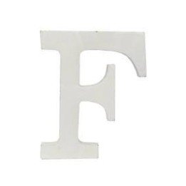 Articulo Letra F de Madera de 11 cm Aprox de Varios