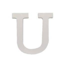 Articulo Letra U de Madera de 11 cm Aprox de Varios