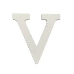 Articulo Letra V de Madera de 11 cm Aprox de Varios
