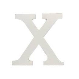 Articulo Letra X de Madera de 11 cm Aprox de Varios