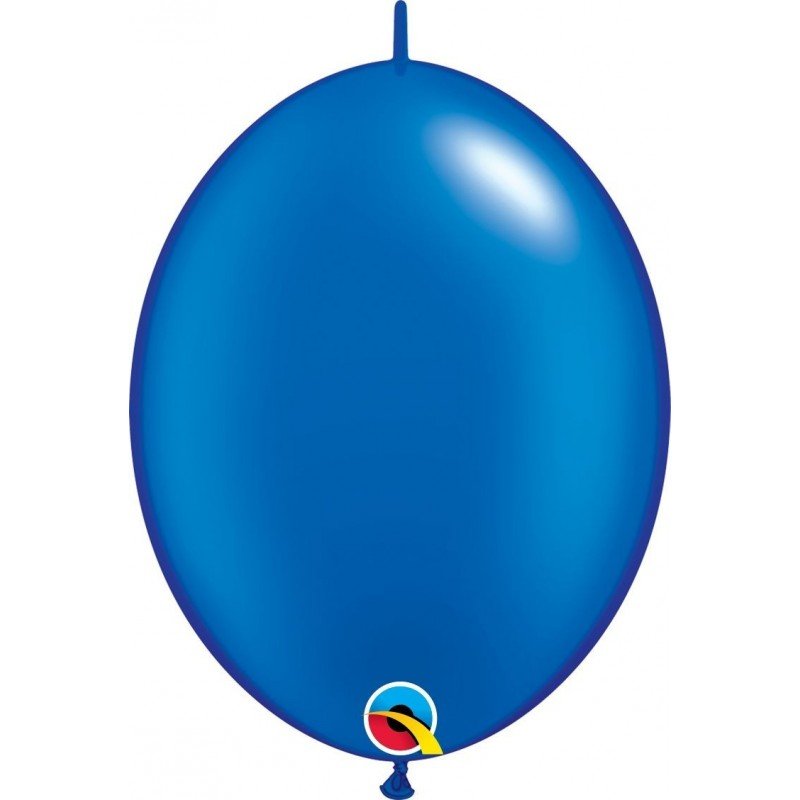 Globos Color Azul perlado Sapphire Qlink de 30cm (50ud)