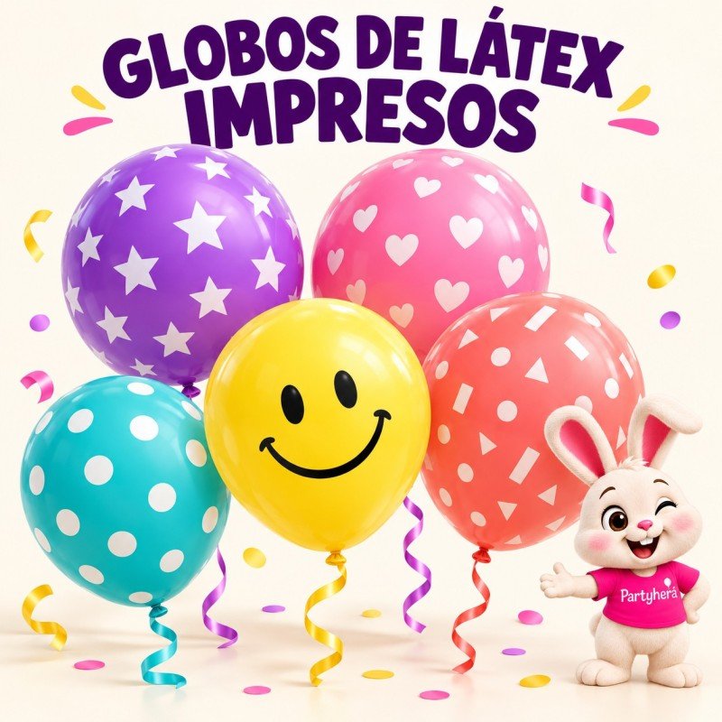 Globos de látex impresos