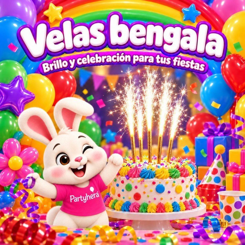 Velas bengala para celebraciones